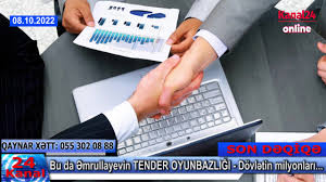 Bu da Əmrullayevin TENDER OYUNBAZLIĞI - Dövlətin milyonları...